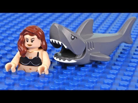 VIDEO : lego batman shark attack - lego batmanshark attack is a funny lego stop motion animation about super heroes.lego batmanshark attack is a funny lego stop motion animation about super heroes.lego batmanand barbara gordon goes to ...