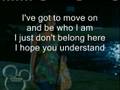 Troy & Gabriella - Gotta go my own way with lyrics