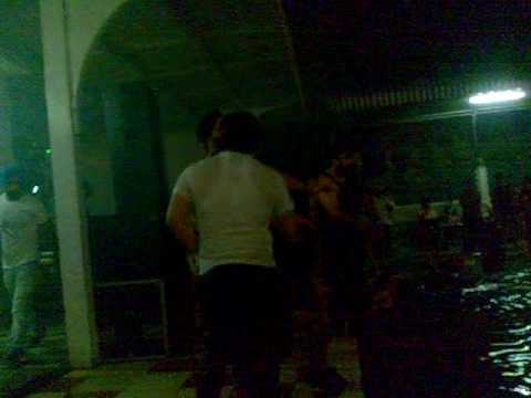 Pool Rain dance hotel Dee Marks (dancing on saat samundar paar...