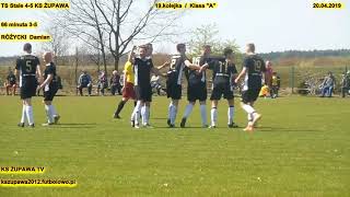 TS Stale - KS Żupawa (3-5 Różycki Damian) 20.04.2019 Klasa "A"