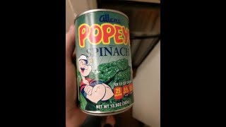 Girl Eats Spinach