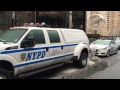 WALK AROUND OF BRAND NEW 2015 NYPD TRANSIT BUREAU OF MANHATTAN UNIT SPORTING SNOW PLOW IN NYC.