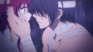 When Yona and Hak are about to kiss.