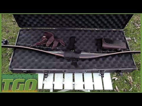 TGO | Big Jim's 100 lb Ebony Take-Down Recurve Bow