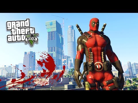 ДЭДПУЛ УСТРАИВАЕТ КРОВАВУЮ РЕЗНЮ в GTA 5!! ГТА 5 МОДЫ ДЭДПУЛ УСТРАИВАЕТ КРОВАВУЮ РЕЗНЮ в GTA 5!! ГТА 5 МОДЫ