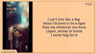 Agust D - Give It To Me Lyrics English Translation With Mv Popduomusic