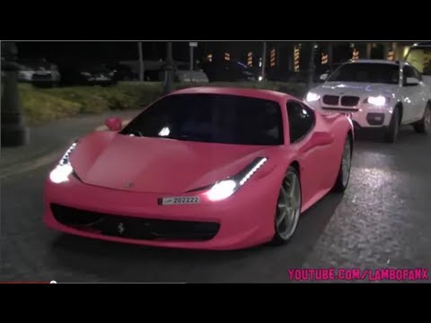 MATTE PINK Ferrari 458 Italia Revving MATTE PINK Ferrari 458 Italia Revving