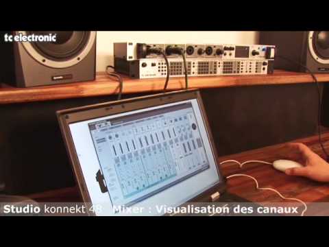 interface audio Studio Konnekt 48 de TC Electronic : configuration de la console de mixage