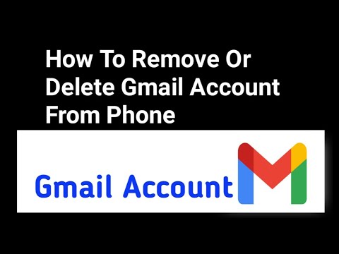 How To Delete Gmail Account From Android phone || How To How To Delete Gmail Account From Android phone || How To