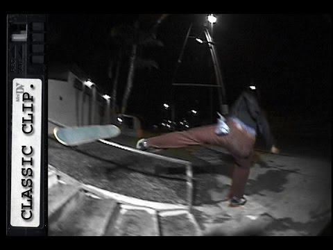 Skater Hits Ground Hard Classic Skateboarding Slam #105