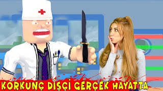 Korkunç Di̇şçi̇ Gerçek Hayatta Di̇şleri̇mi̇zi̇ Söktü Roblox Gerçek Hayat