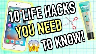 10 Life Hacks You NEED To know! | Jeanine Amapola