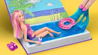 12 Clever Barbie Hacks And Crafts / Winter Barbie Vacation…