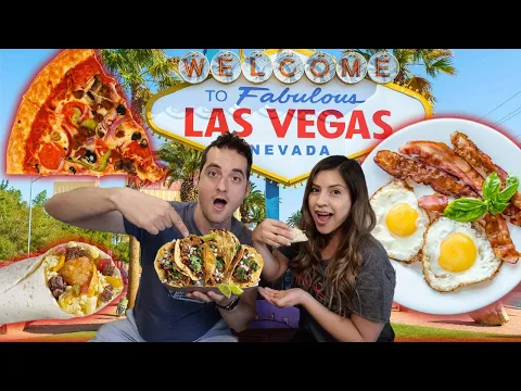 Best CHEAP EATS in LAS VEGAS! (Breakfast, Lunch, and Dinner) video poster