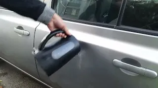 Car Dent Repair With Hot Water And Toilet Plunger DIY