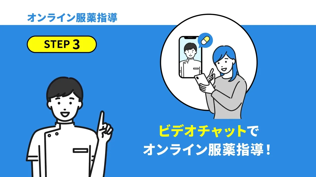 オンライン服薬指導サービス紹介動画事例