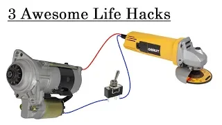 3 Awesome Life Hacks with DC Motor