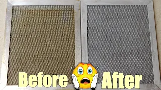 How to Clean OVEN FILTER WITHOUT BRUSHING | STOVE EXHAUST…