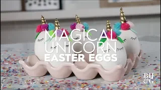 Magical Unicorn Easter Eggs | Made by Me Crafts |