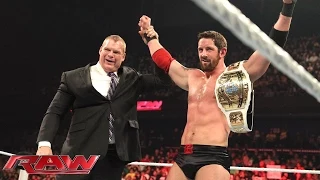 Dolph Ziggler vs. Bad News Barrett - Intercontinental Championship Match: Raw, January 5, 2015