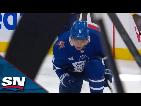 Max Domi Finds Space And Puts Away The Backhand To Score His First As A Maple Leaf