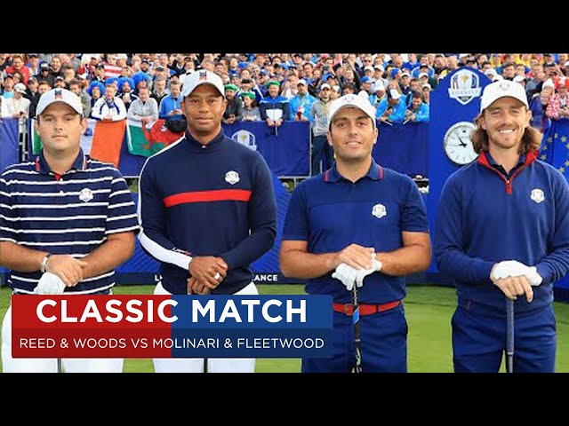 Woods & Reed vs Molinari & Fleetwood | Extended Highlights | 2018 Ryder Cup