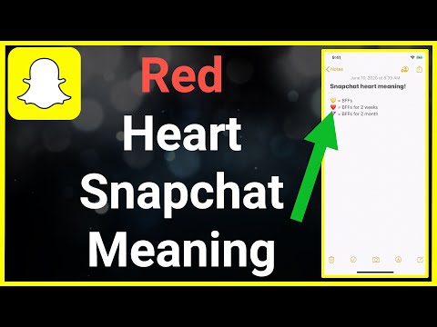 Red Heart Snapchat