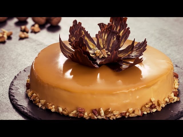 فكرة جد بسيطة لتزيين وجه الطرطات بالكراميل الجزء 3 Caramel De Decoration Litetube