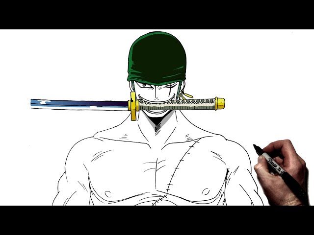 How To Draw Zoro Step By Step One Piece Litetube