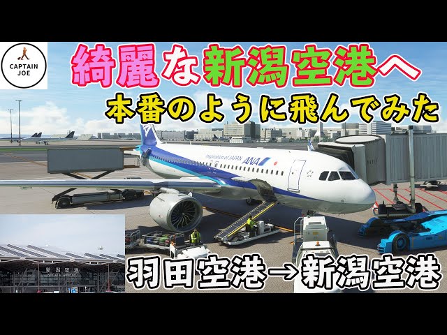 Microsoft Flight Simulator エアバス機長が 本番と同じようにフライト 羽田空港 新潟空港 Msfs Litetube