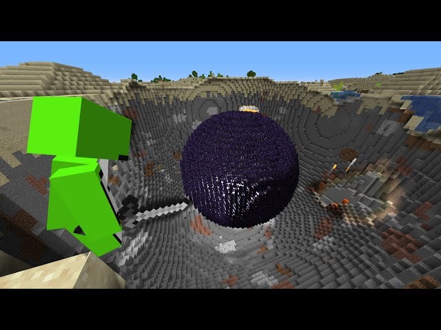 Minecraft, But A Black Hole Grows Every Second...