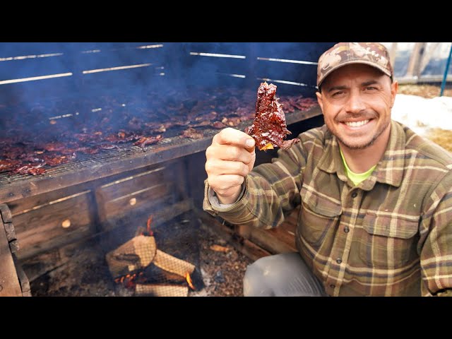 Alaskan Moose Jerky & Pemmican | Preserving Meat by Smoking