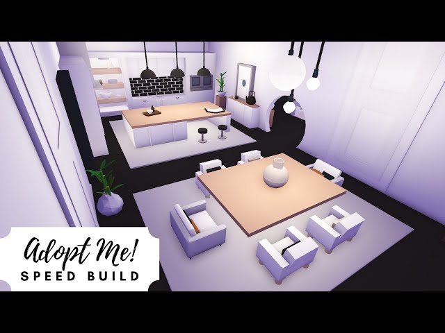 Aesthetic Blue Tiny Home Speed Build Roblox Adopt Me Litetube - roblox adopt me house ideas aesthetic