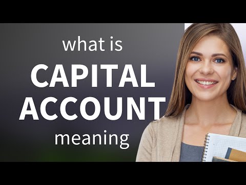 Capital Account Definition Of CAPITAL ACCOUNT