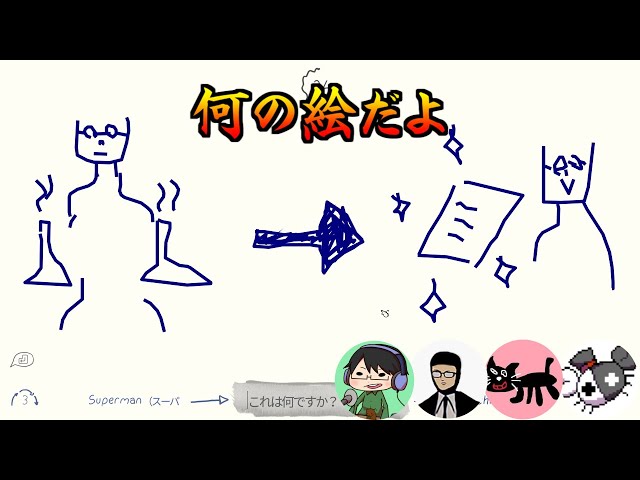 絵が上手すぎる４人のイラスト伝言ゲーム Draw Guess Litetube