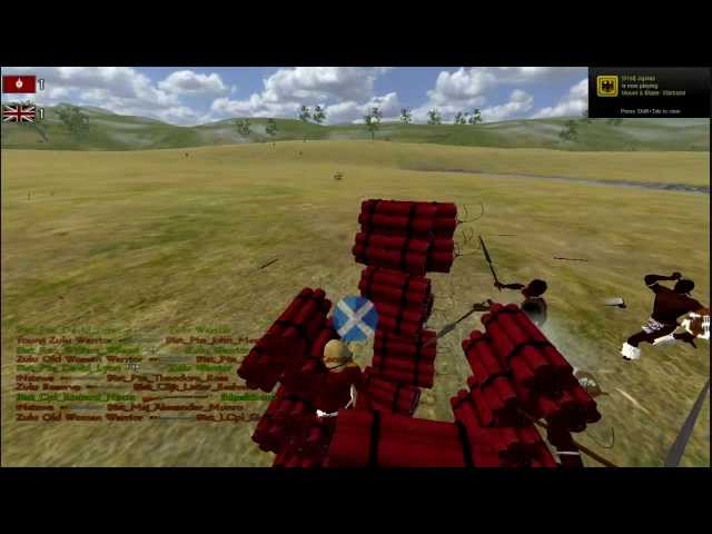 mount and blade anglo zulu war
