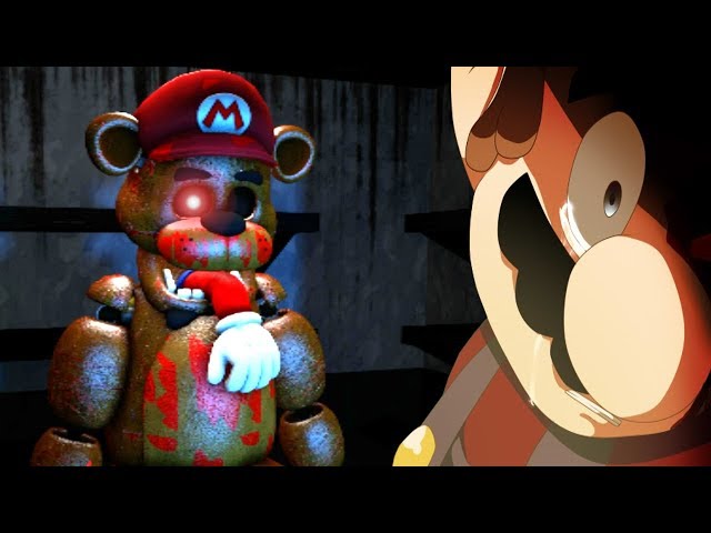 mario in animatronic horror demo game