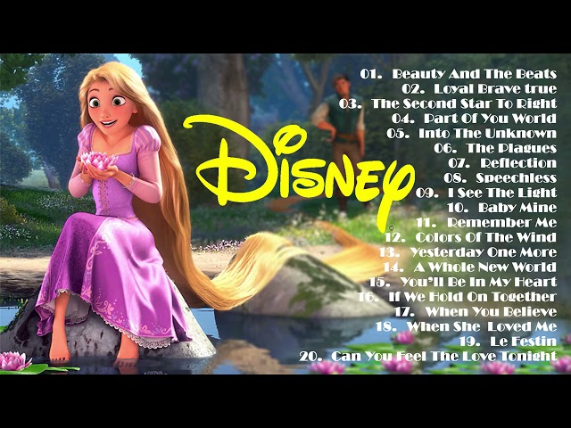 Free Free 214 Disney Songs Playlist SVG PNG EPS DXF File