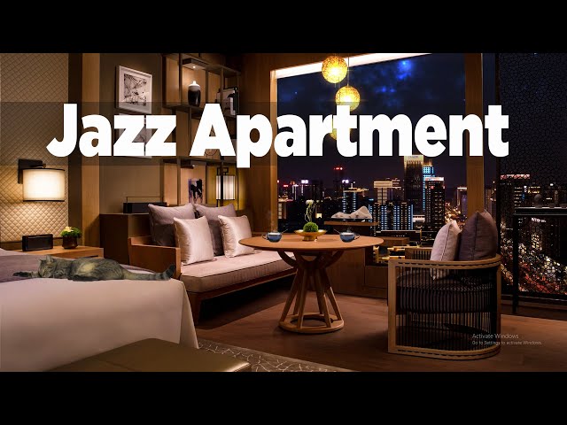 Cozy New York Apartment With Relaxing Smooth Jazz Music - Jazz Music For Good Mood,Sleeping,Cafe