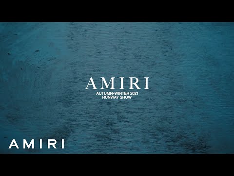 AMIRI AUTUMN WINTER 2021 RUNWAY SHOW