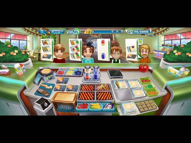 祝5周年 Cooking Fever ドラゴンウォック Dragon Wok Level 40 3stars クッキングフィーバー Litetube
