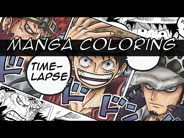 Coloring Time Lapse One Piece Manga Chapter 974 Supernovas Litetube