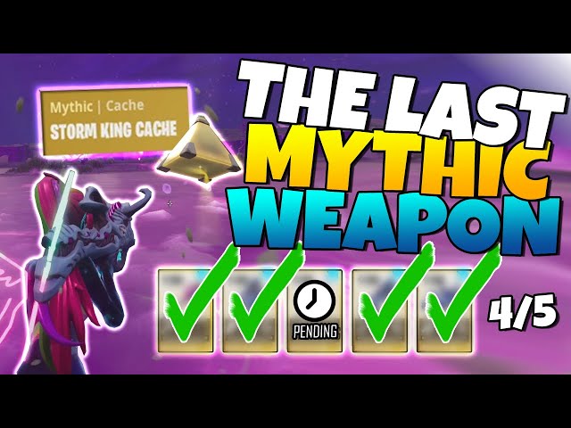 Fortnite Eliminating All Mythic Bosses In One Game And Mythic Weapons Gameplay Litetube