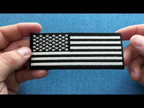 American Flag Iron On Patch P7123