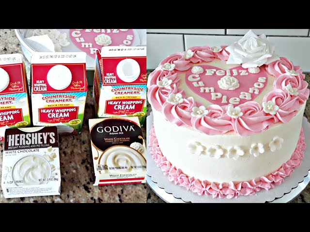 Chantilly Con Pudding De Chocolate Blanco Pastel Relleno De Fresas Con Crema Tres Leches Litetube