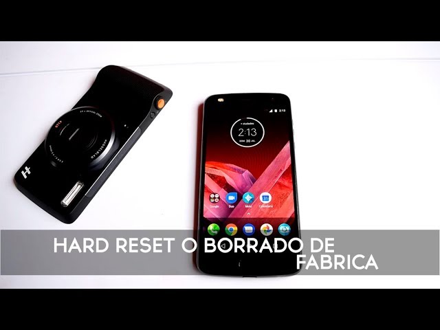 Motorola Z2 Play Quitar Cuenta De Google Y Hacer Factory Reset Por Botones Litetube