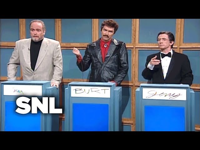 Celebrity Jeopardy!: Sean Connery, Burt Reynolds, Jerry Lewis - SNL