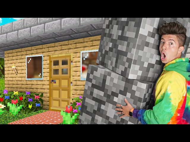 I Built The World S Strongest Minecraft House In Real Life Litetube I Built The World S Strongest Minecraft House In Real Life Litetube