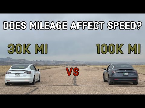 Does Mileage Impact EV Acceleration Tesla Model 3 Performance 30k Vs 100k Mi Test