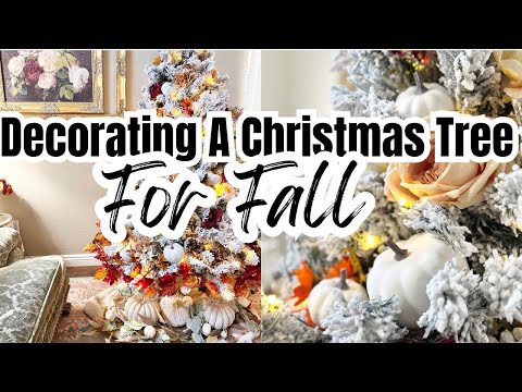 Christmas Tree Decorating Ideas Decorating A Fall Tree French Country Decorating Monica Rose